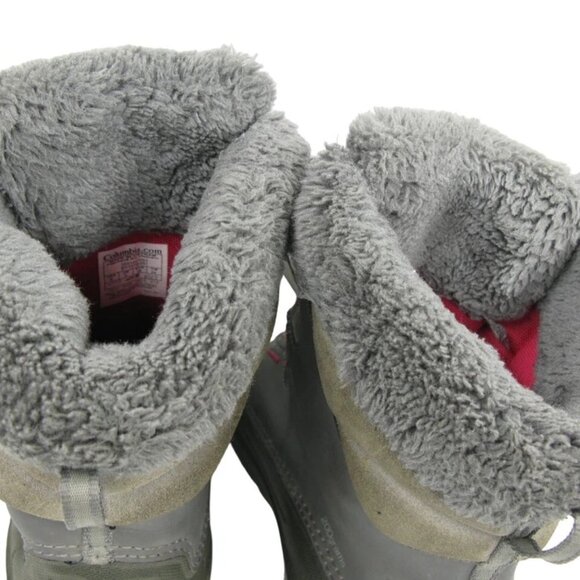 Columbia Bugaboot Gray Waterproof Insulated Lined Snow Boots Women's 6 - Picture 7 of 9